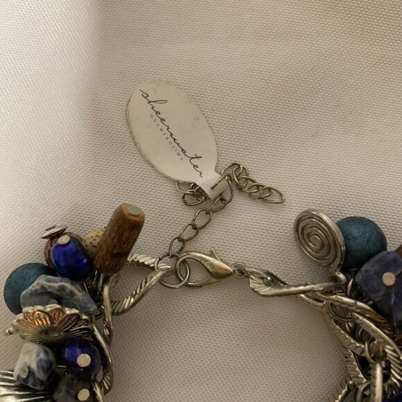 women's Sheerwater beach wear Bracelet multicolor natural beaded hand crafted. - Picture 7 of 13